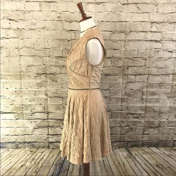 All Saints Quilted Silk Dress - Picture 3 of 6